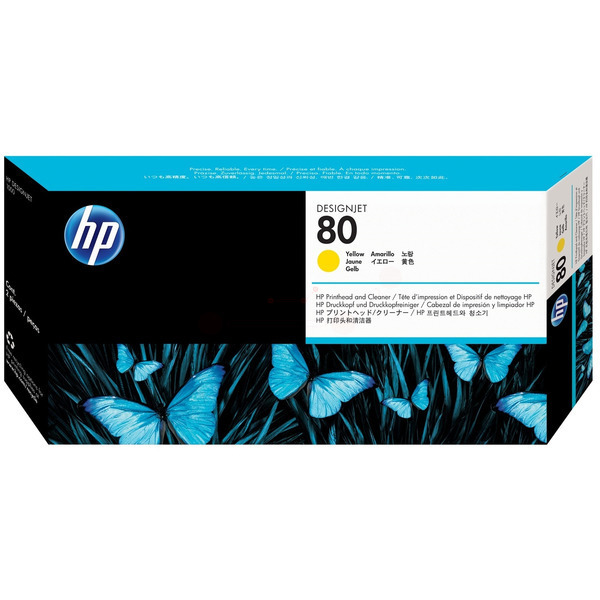 Original HP C4823A / 80 Druckkopf gelb
