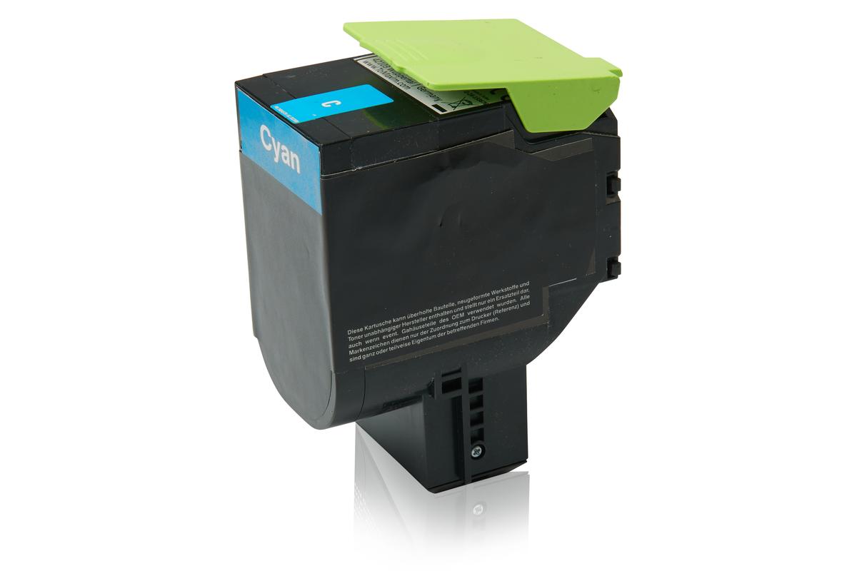 Kompatibel zu Lexmark 70C2HC0 / 702HC Tonerkartusche, cyan