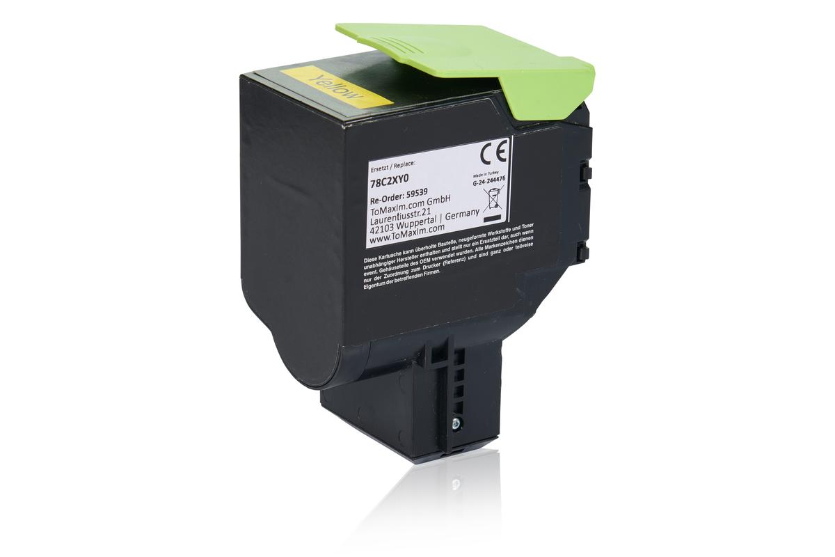Kompatibel zu Lexmark 78C2XY0 Tonerkartusche, gelb