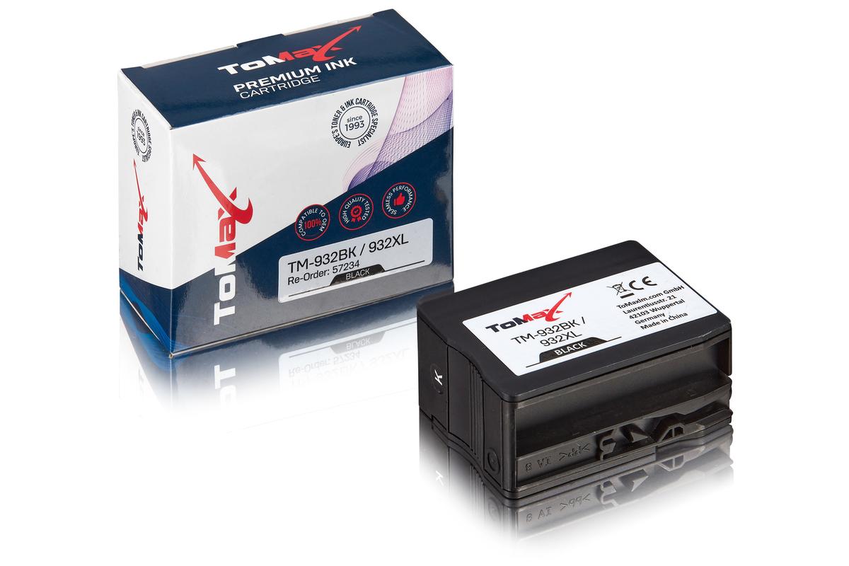 ToMax Premium ersetzt HP CN053AE / 932XL Tintenpatrone, schwarz