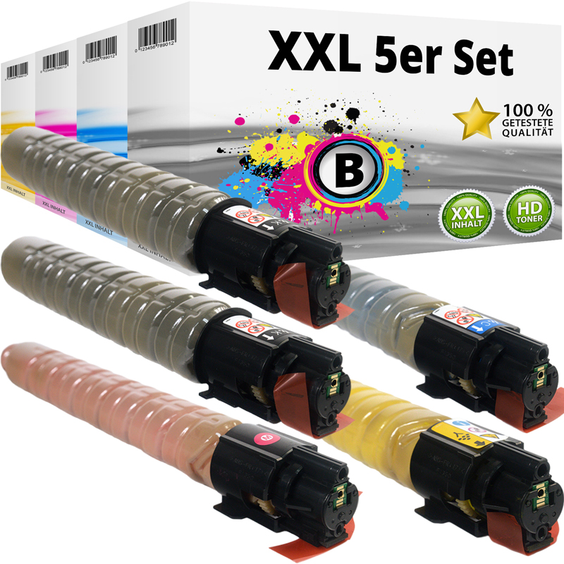 Multipckack Kompatibel zu Ricoh 842382 enthält 5x Toner