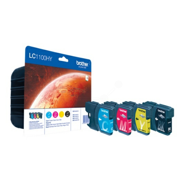 Original Brother LC1100HYVALBP Tintenpatrone MultiPack