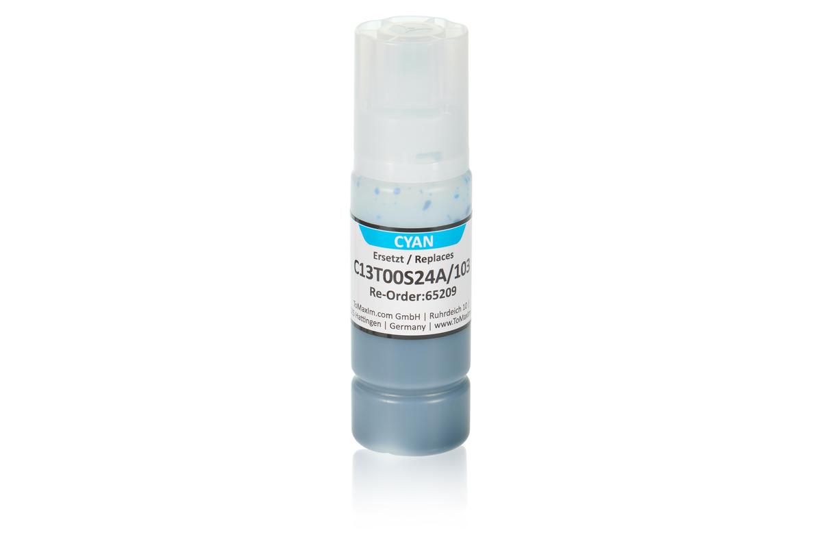 Kompatibel zu Epson C 13 T 00S24A / 103 Tintenpatrone, cyan