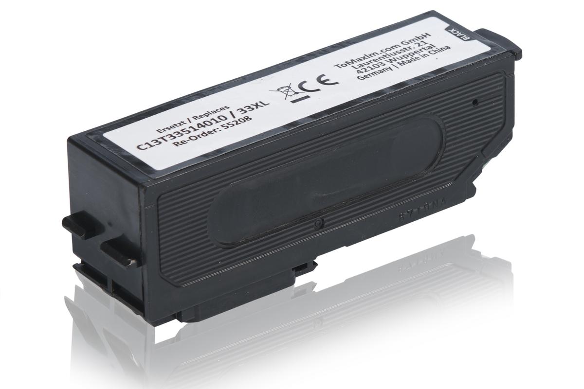 Kompatibel zu Epson C13T33514010 / 33XL Tintenpatrone, schwarz