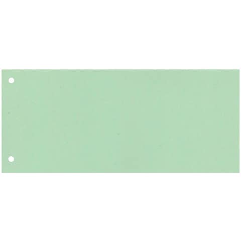 Q-CONNECT Trennstreifen, 10,5x24cm, 100 Stück, grün