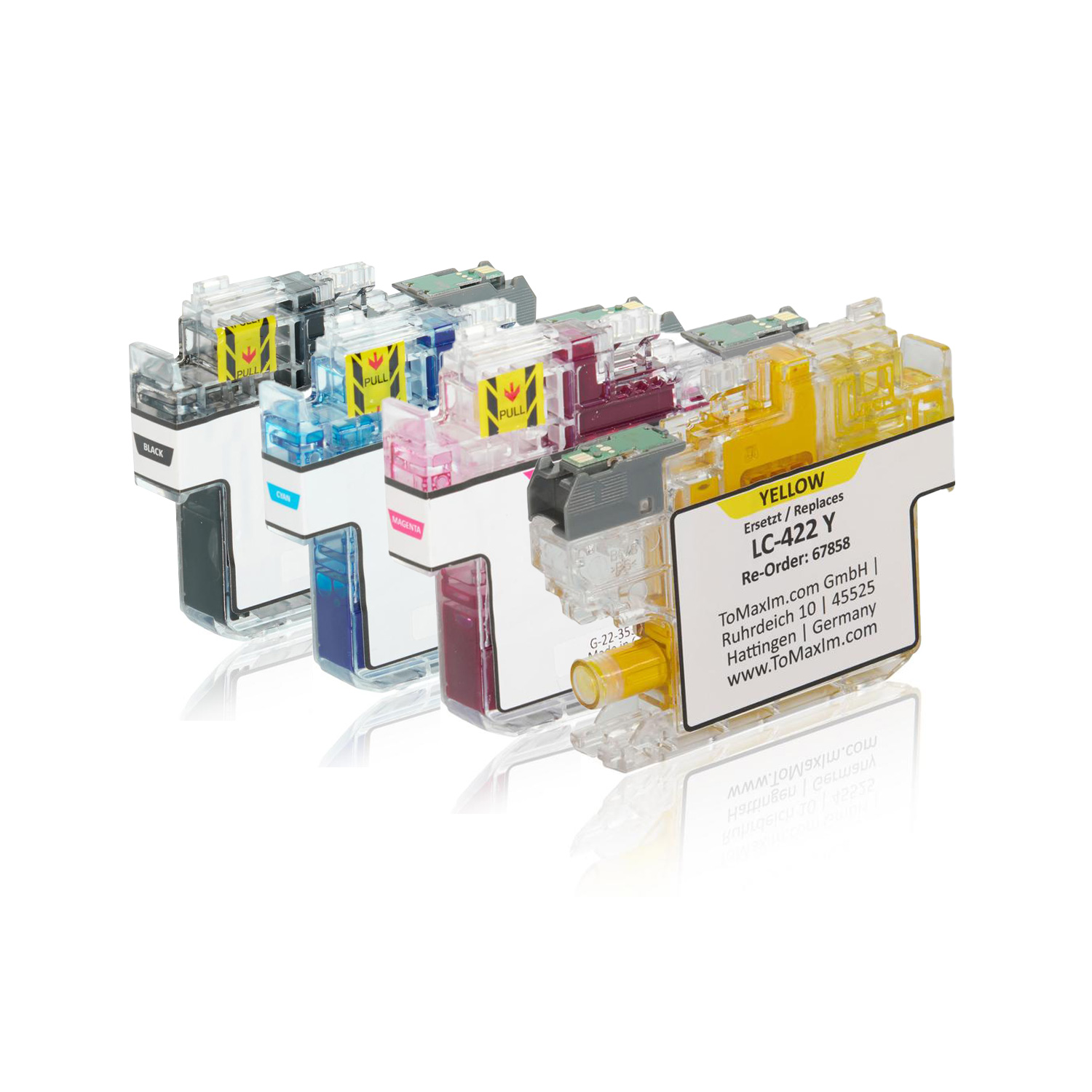 Multipack kompatibel zu Brother LC-422VAL enthält 1xBK, 1xC, 1xM, 1xY günstig kaufen