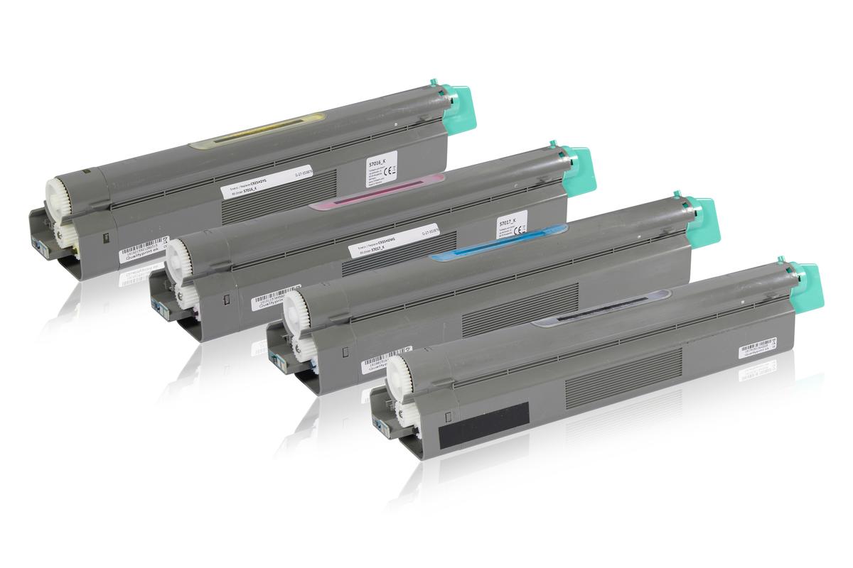 Multipack kompatibel zu Lexmark C925H2KG enthält 4x Tonerkartusche