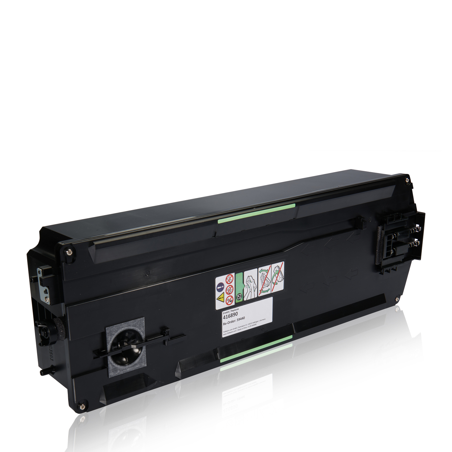 Kompatibel zu Ricoh 416890 Resttonerbehälter, farblos