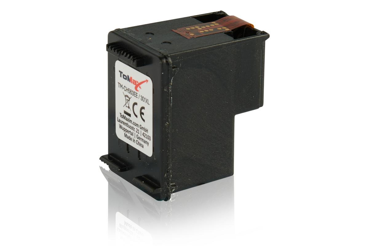 ToMax Premium ersetzt HP CH563EE / 301XL XL Tintenpatrone, schwarz