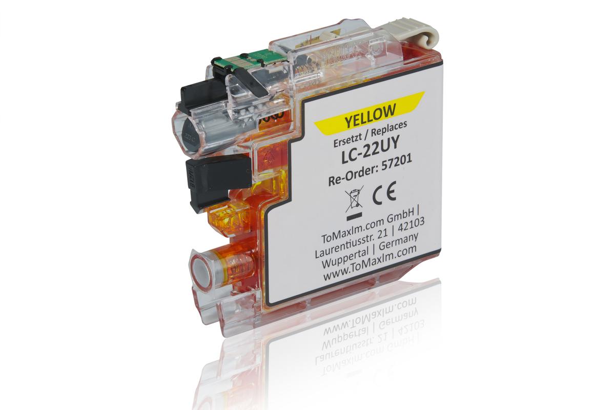 Kompatibel zu Brother LC-22UY Tintenpatrone, gelb