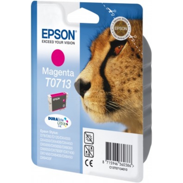 Original Epson C13T07134011 / T0713 Tintenpatrone magenta