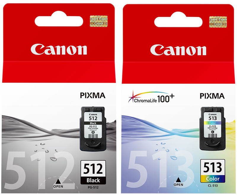 Original Canon Patronen PG 512 + CL 513 Multipack