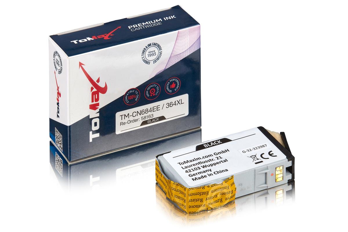 ToMax Premium ersetzt HP CN684EE / 364XL Tintenpatrone Schwarz
