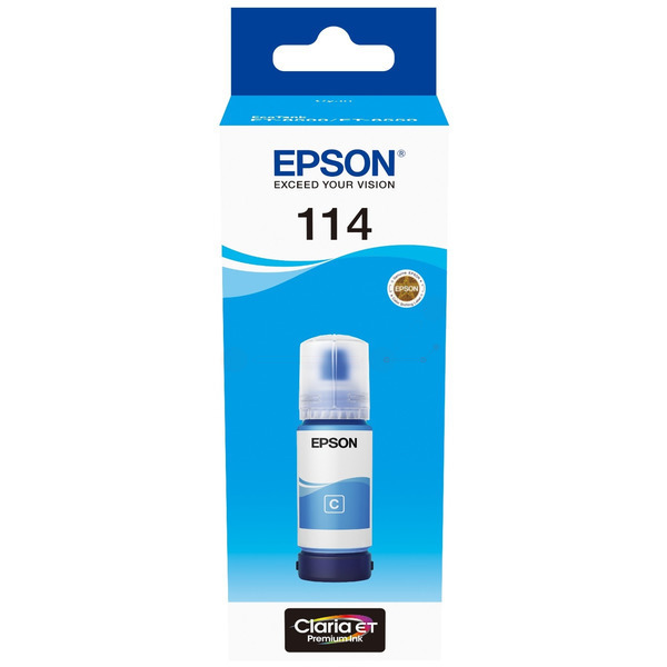 Kompatibel zu Epson C13T 07B240 / 114 Tintenflasche, cyan