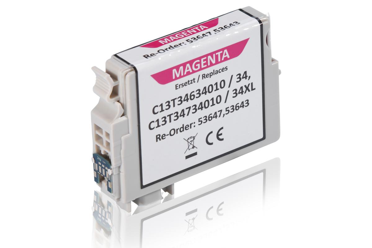 Kompatibel zu Epson C13T34634010 / 34 XL Tintenpatrone, magenta