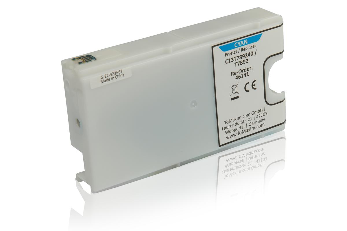 Kompatibel zu Epson C13T789240 / T7892 Tintenpatrone, cyan