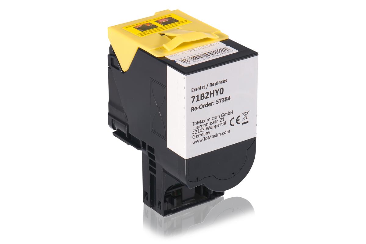 Kompatibel zu Lexmark 71B2HY0 Tonerkartusche, gelb