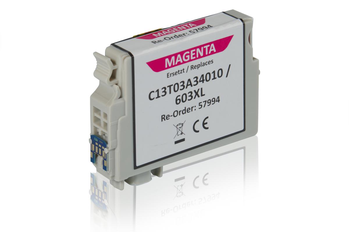 Kompatibel zu Epson C13T03A34010 / 603-XL Tintenpatrone, magenta