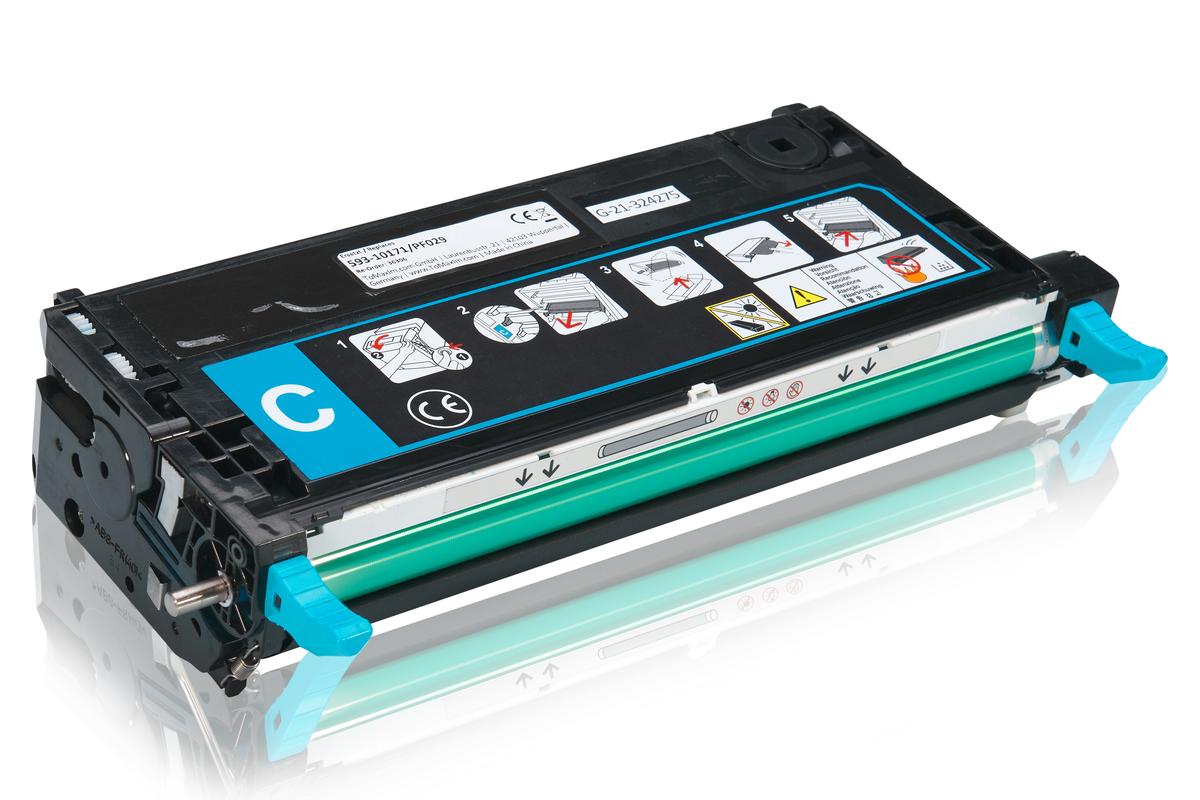 Kompatibel zu Dell 593-10171 / PF029 Tonerkartusche, cyan