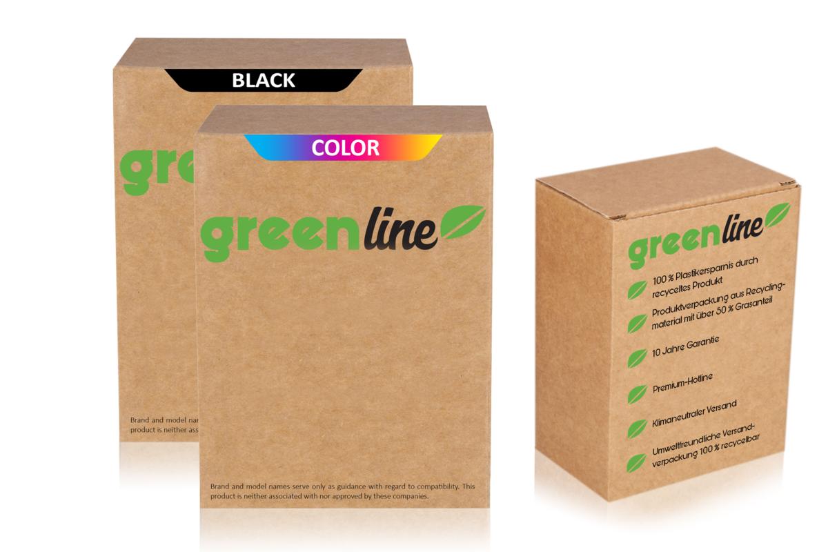 greenline Multipack ersetzt HP CC641EE / 300XL enthält 2x Druckkopfpatrone