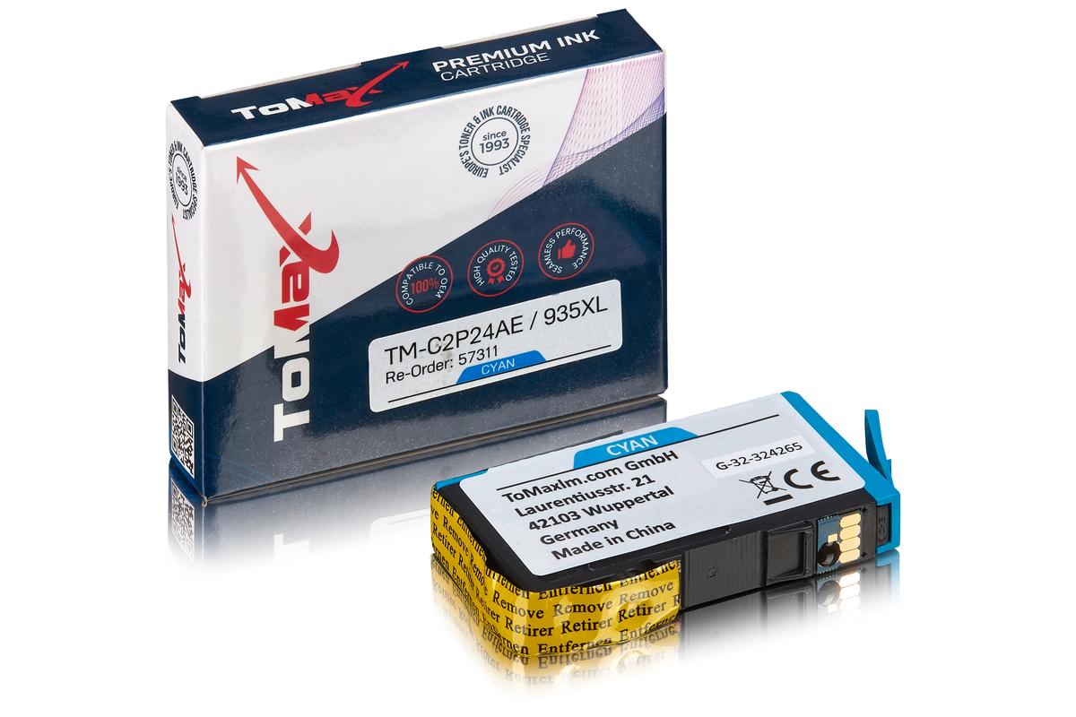 ToMax Premium ersetzt HP C2P24AE / 935XL Tintenpatrone, cyan