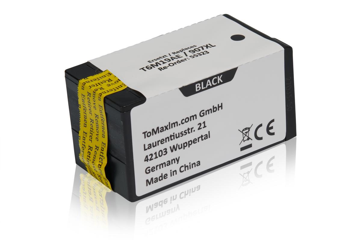 Kompatibel zu HP T6M19AE / 907XL Tintenpatrone, schwarz