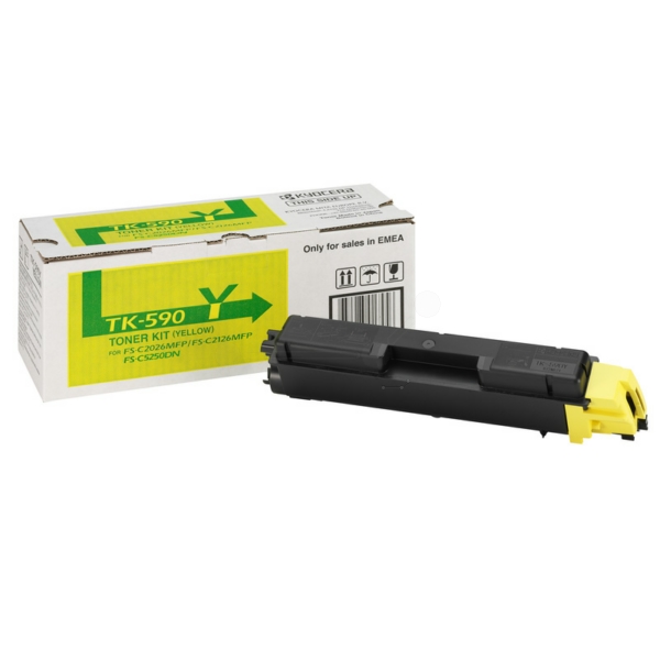 Original Kyocera 1T02KVANL0 / TK590Y Toner gelb