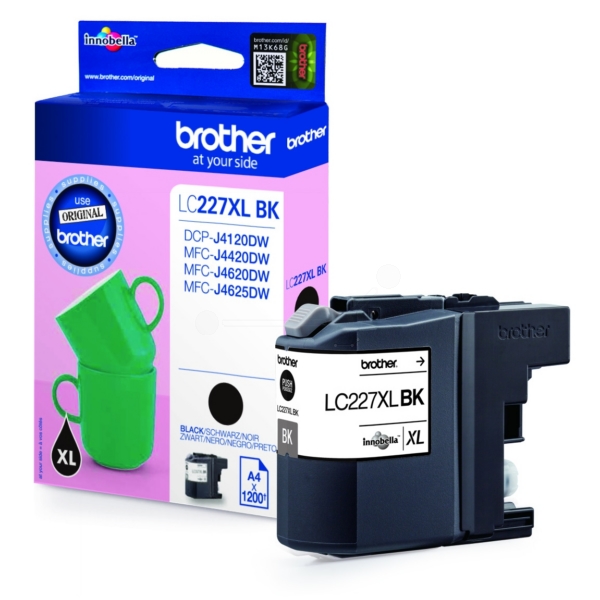 Original Brother LC227XLBK Tintenpatrone schwarz