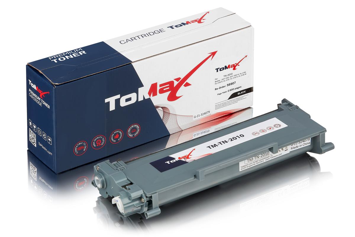 ToMax Premium ersetzt Brother TN-2010 XL Toner, schwarz