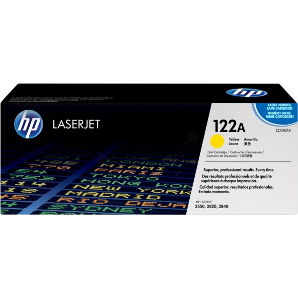 Original HP Q3962A / 122A Toner gelb