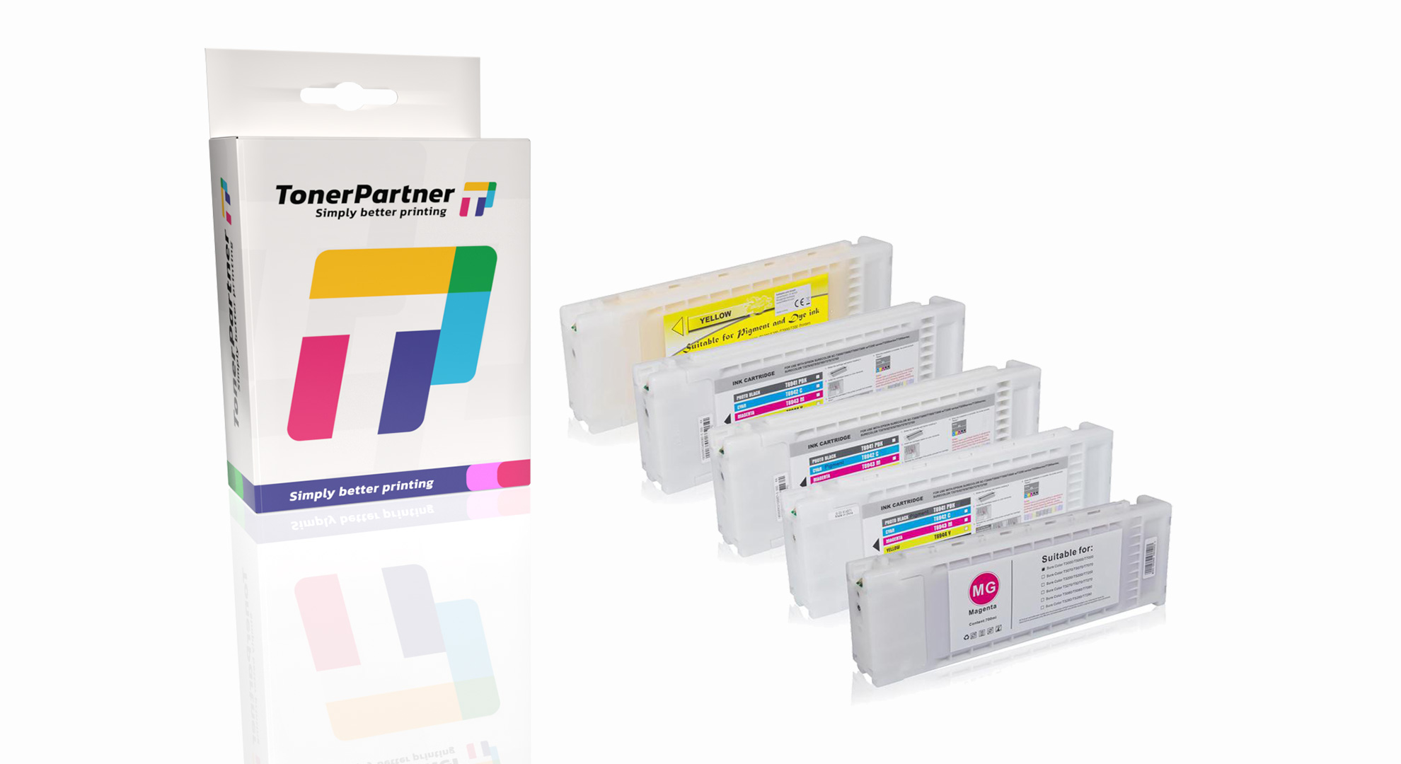 Multipack kompatibel zu Epson C13T694500 / T6945 enthält 5 x Tintenpatrone