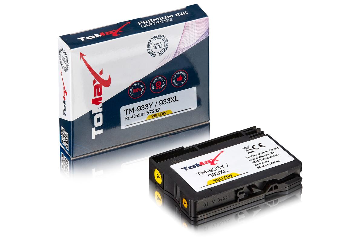 ToMax Premium ersetzt HP CN056AE / 933XL Tintenpatrone, gelb