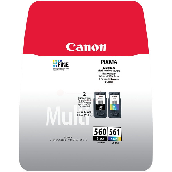 Original Canon 3713C008 / PG560+CL561 Druckkopfpatrone Multipack