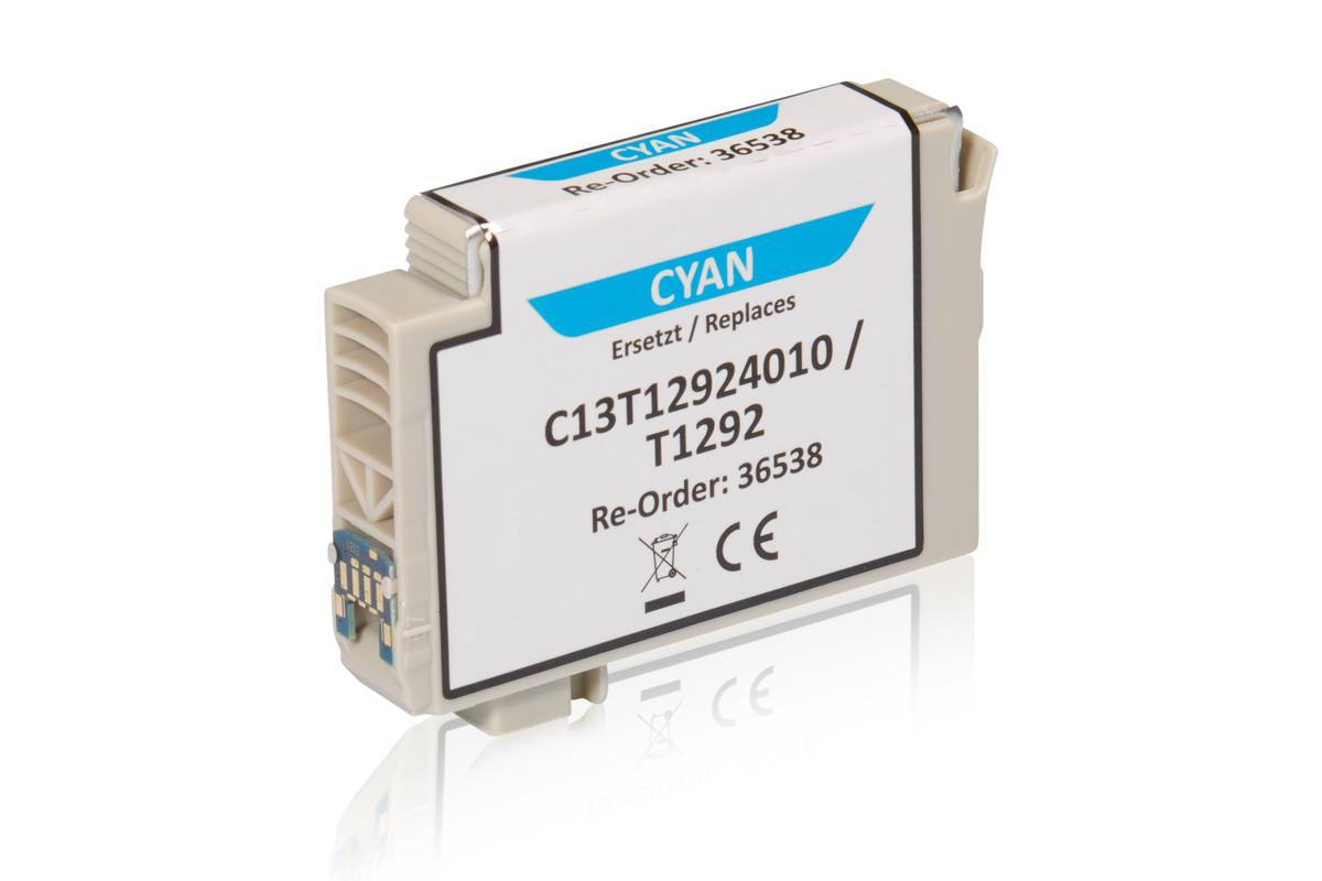 Kompatibel zu Epson C13T12924010 / T1292 Tintenpatrone, cyan