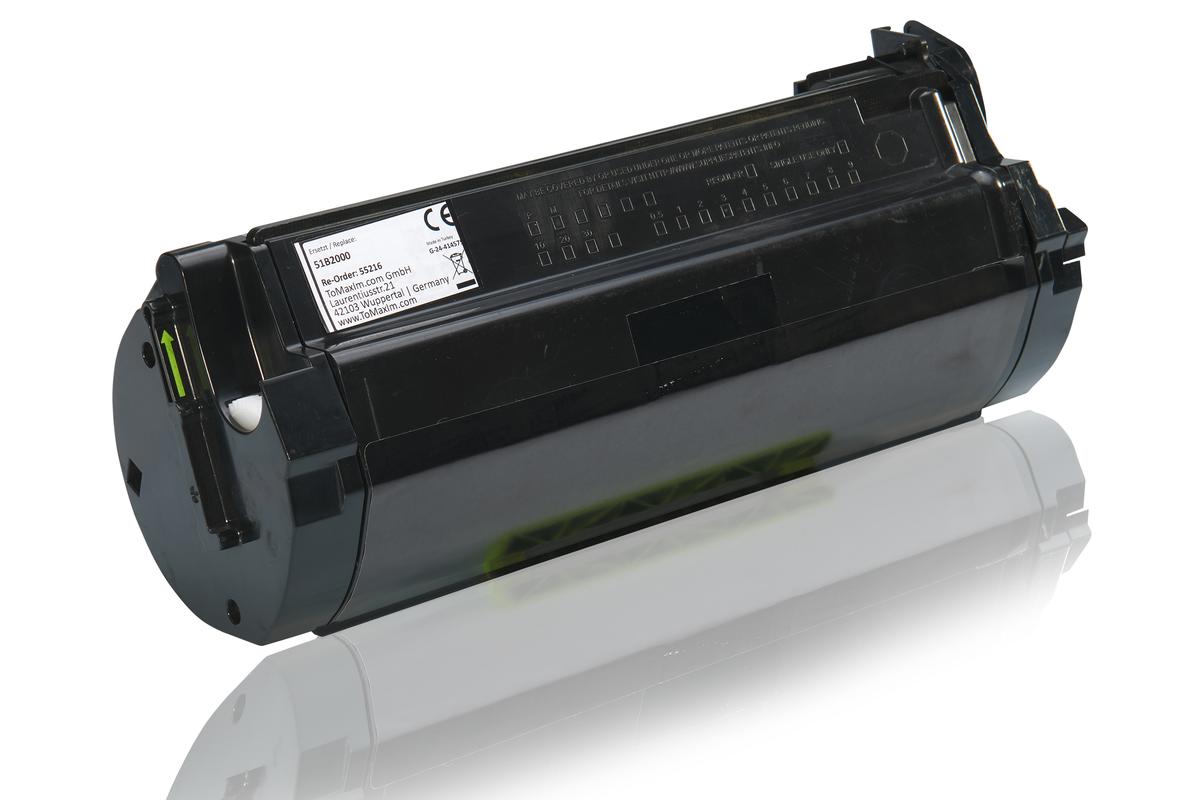 Kompatibel zu Lexmark 51B2000 Tonerkartusche, schwarz