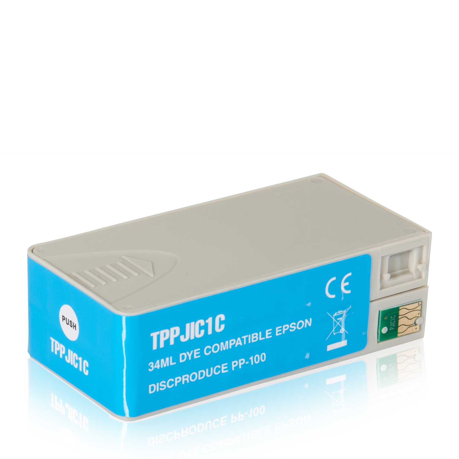 Kompatibel zu Epson C13S020447 / PJIC1 Tintenpatrone, cyan