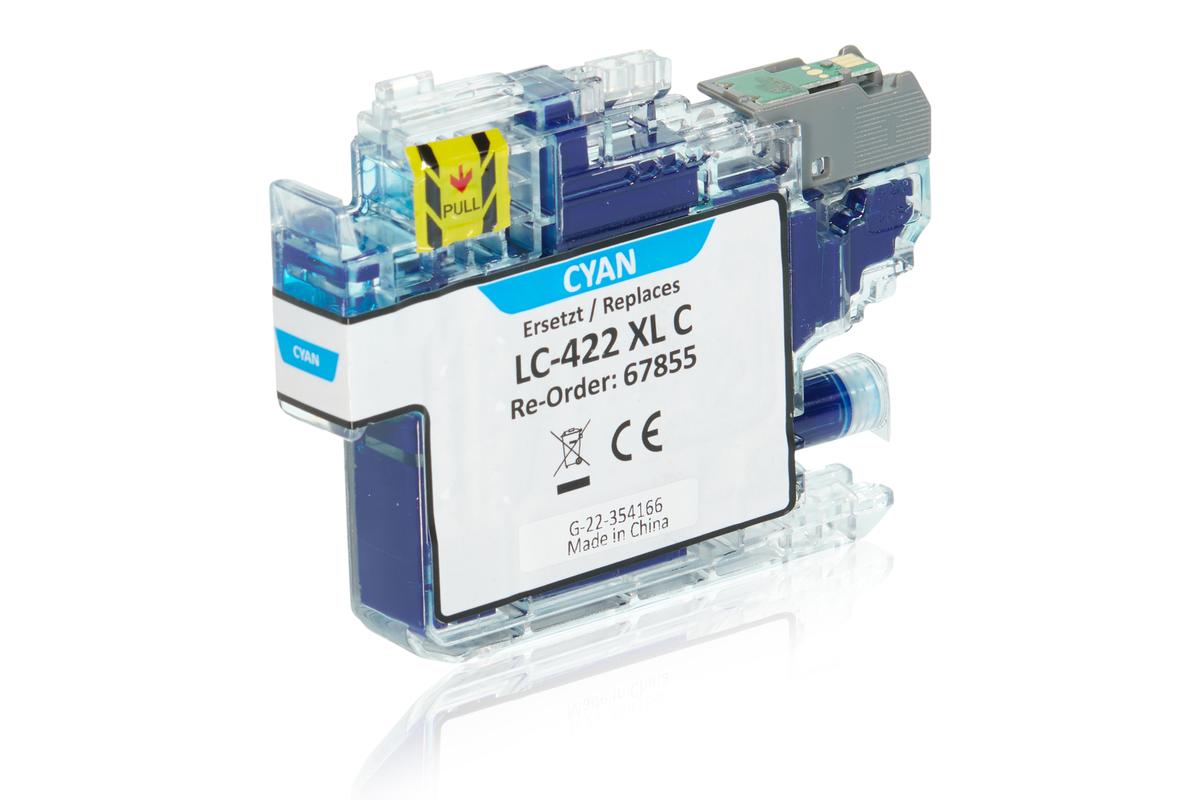 Kompatibel zu Brother LC-422XLC Tintenpatrone, cyan