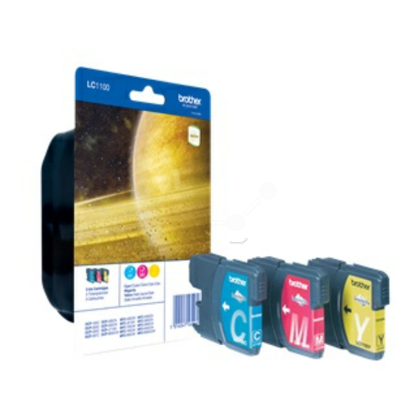 Original Brother LC1100RBWBPDR Tintenpatrone MultiPack