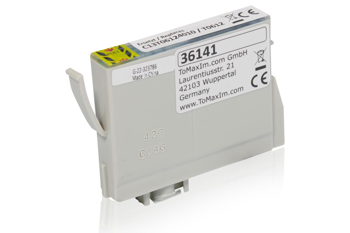 Kompatibel zu Epson C13T06124010 / T0612 XL Tintenpatrone, cyan