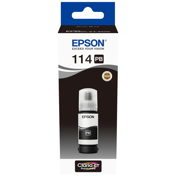 Kompatibel zu Epson C13T07B140 / 114 Tintenflasche, foto schwarz