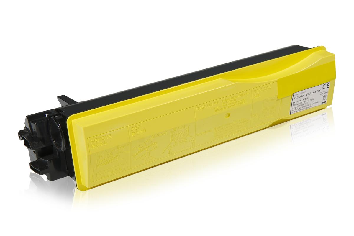 Kompatibel zu Kyocera/Mita 1T02HGAEU0 / TK-570Y Tonerkartusche, gelb