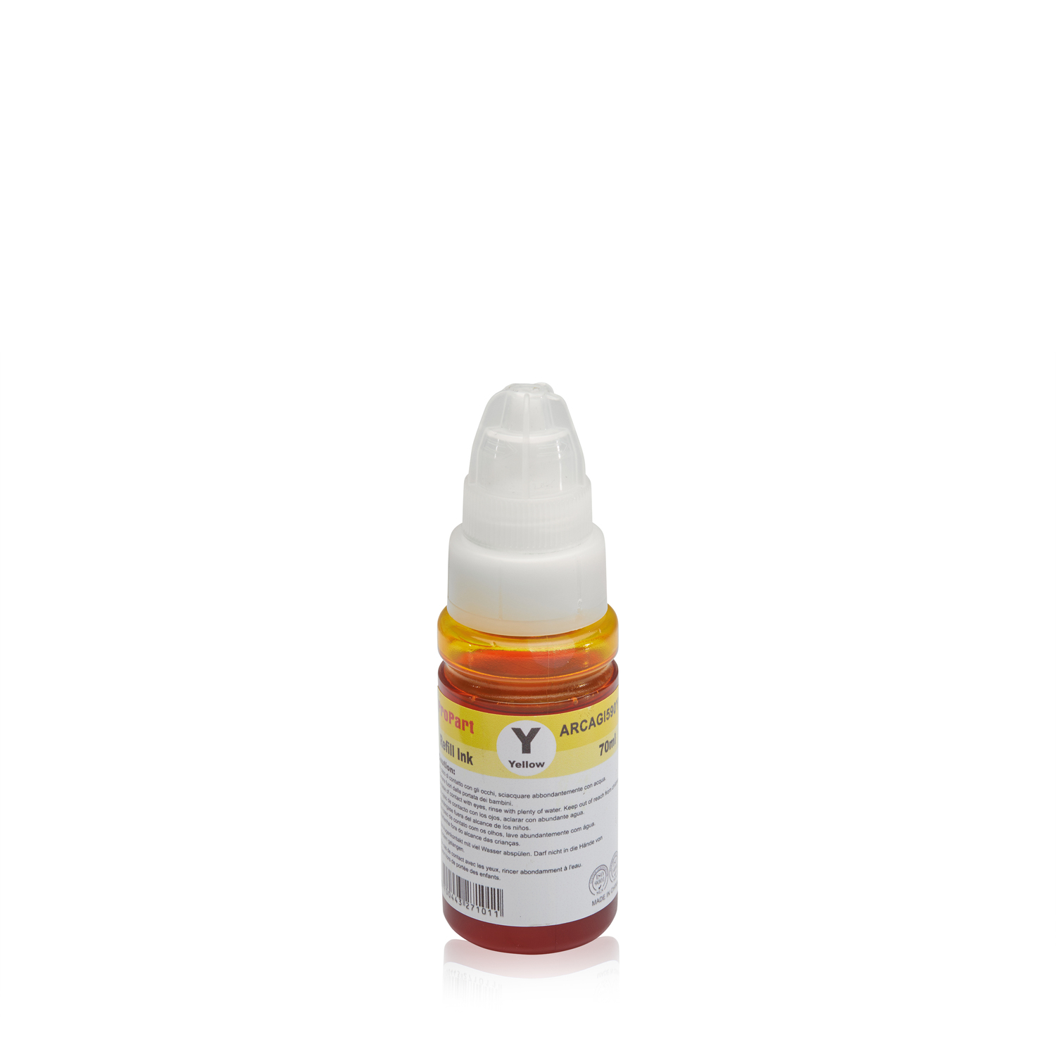 Kompatibel zu Canon 1606 C 001 / GI-590 Y Tintenpatrone, gelb