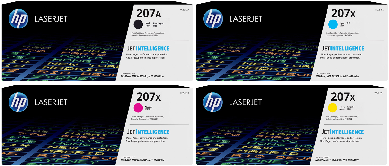 Original HP 207X W2210A Toner Multipack Original HP 207X W2210A Toner Multipack