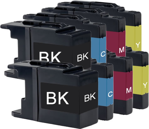 Multipack Kompatibel zu Brother LC-1280 enthält 8x Tintenpatrone