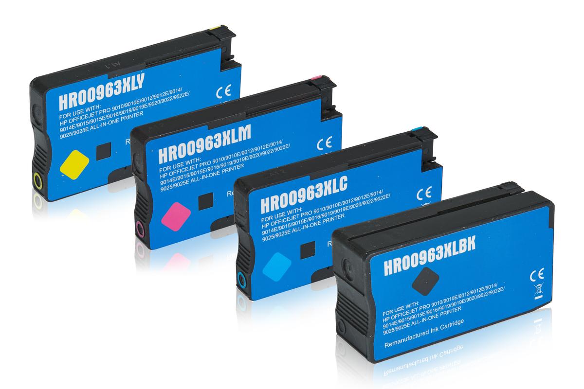 Multipack kompatibel zu HP 3YP35AE / 963XL enthält 4x Tintenpatrone