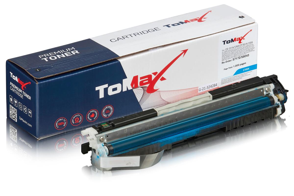 ToMax Premium ersetzt HP CE311A / 126A Toner, cyan