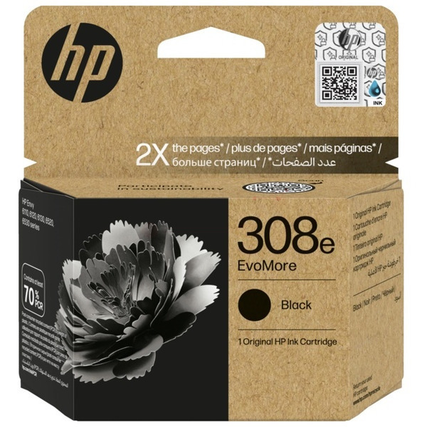 Original HP 7FP22UE / 308E Druckkopfpatrone schwarz