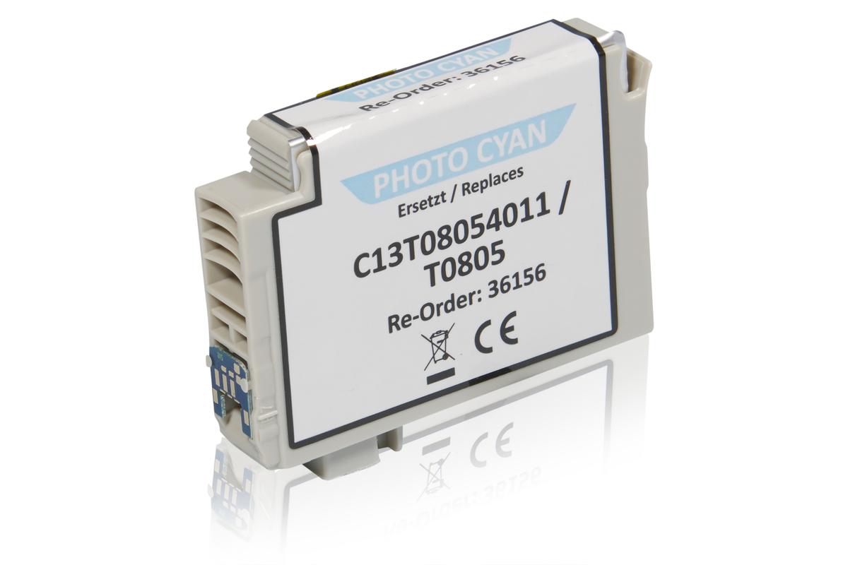 Kompatibel zu Epson C13T08054011 / T0805 Tintenpatrone, light cyan