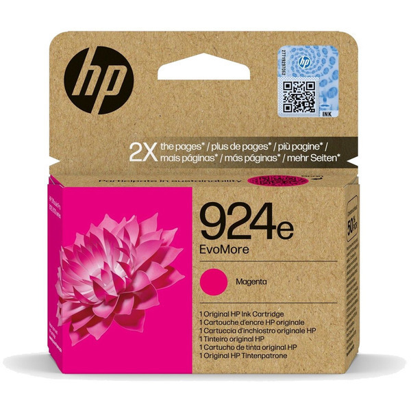 Original HP 4K0U8NE / 924E Druckkopfpatrone magenta